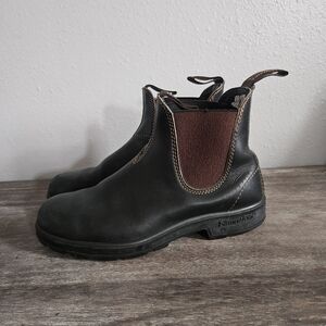 Blundstone Men's Original 500 Black and Dark Brown Boots